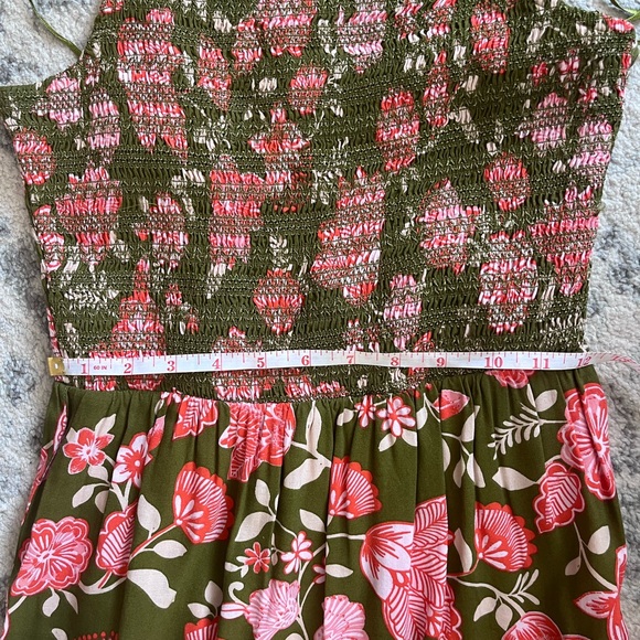 NWT Patrons of Peace Boho Floral Maxi Crossover Dress whimsigoth fairycore - Picture 10 of 10